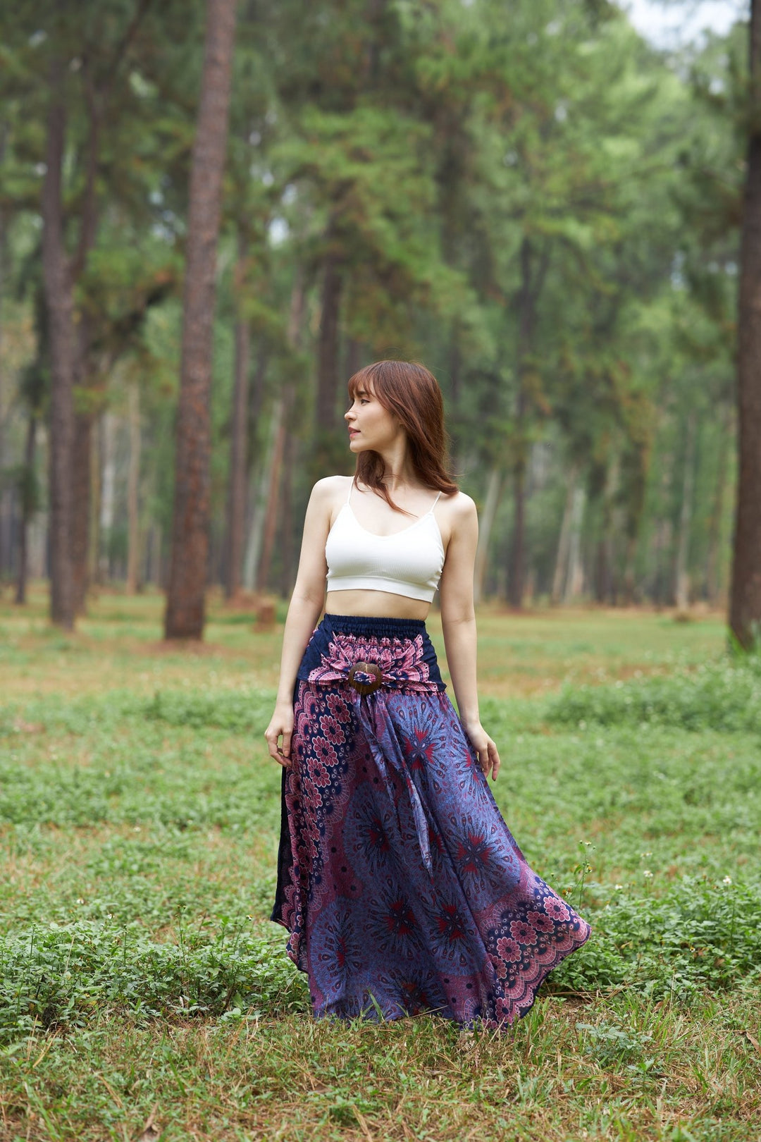 Flower Mandala Coconut Skirts - Lannaclothesdesign Shop