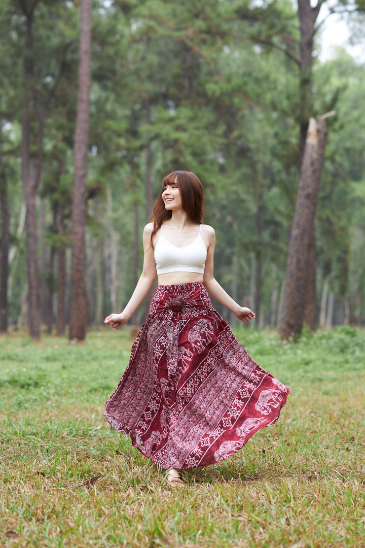 Elephant Coconut Skirts - Lannaclothesdesign Shop