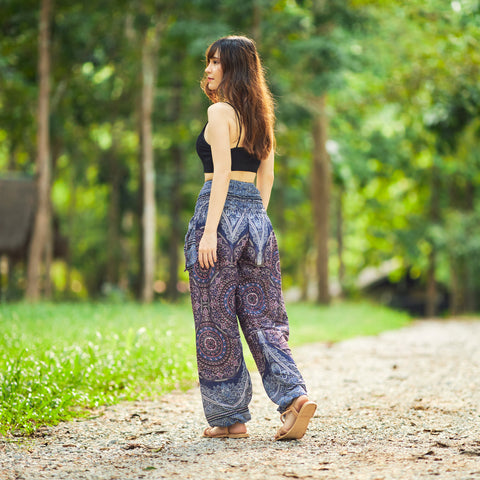 Mandala Print Boho Pants