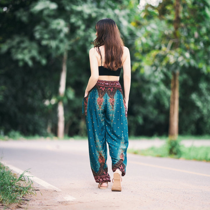 Boho Peacock Pants - Lannaclothesdesign Shop