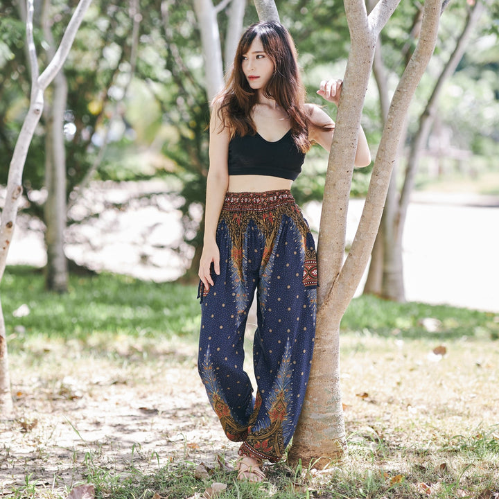 Boho Peacock Pants - Lannaclothesdesign Shop