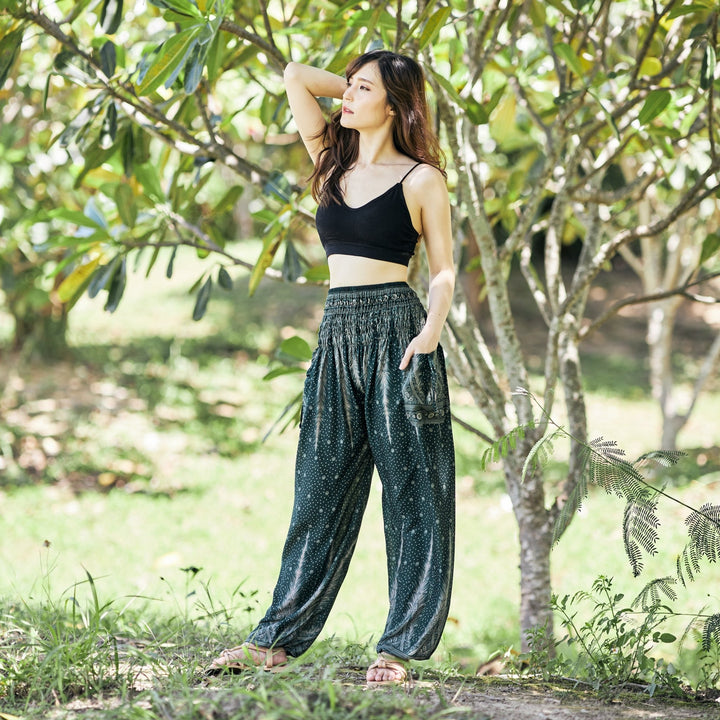 Peacock Harem Pants - Lannaclothesdesign Shop