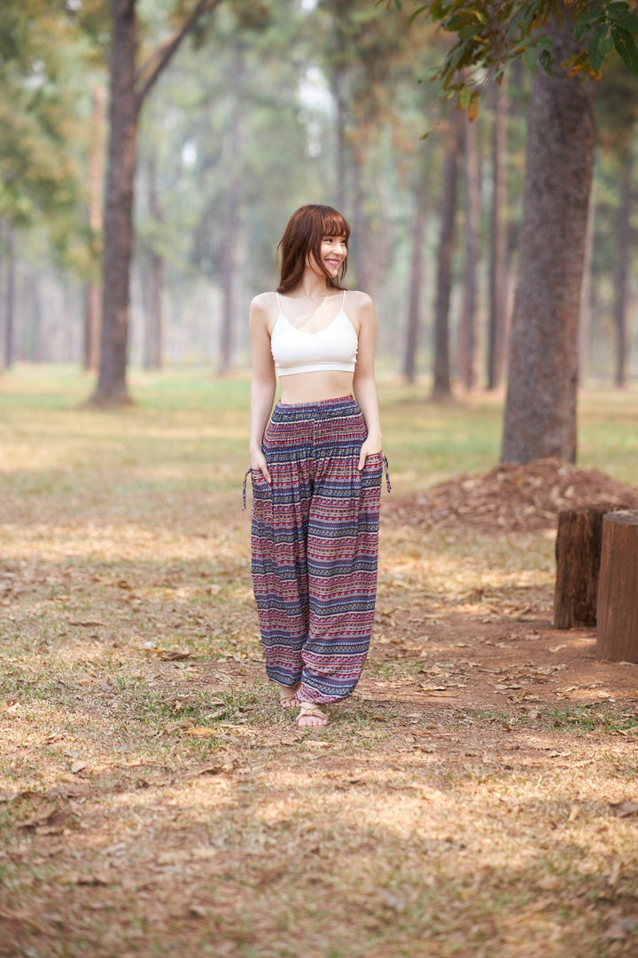 Harem Boho Pants - Lannaclothesdesign Shop
