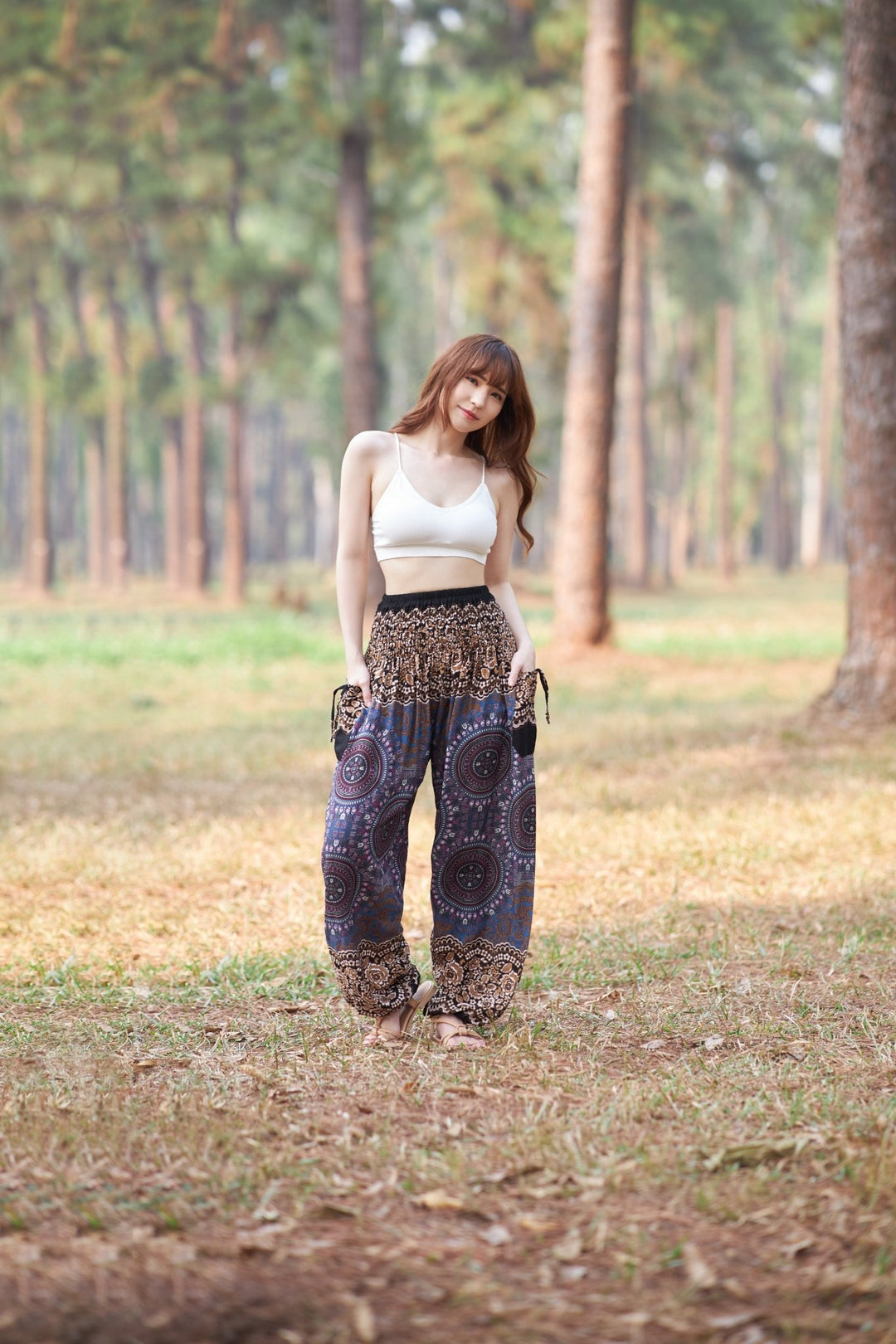 Mandala Harem Trousers - Lannaclothesdesign Shop