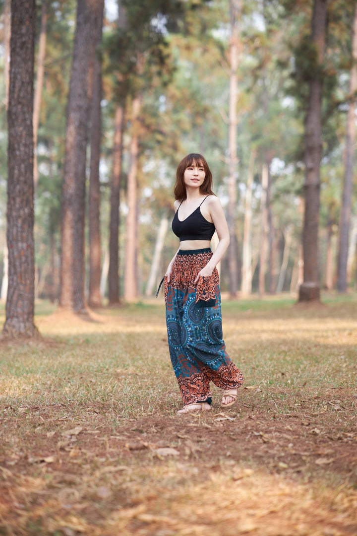 Mandala Harem Trousers - Lannaclothesdesign Shop