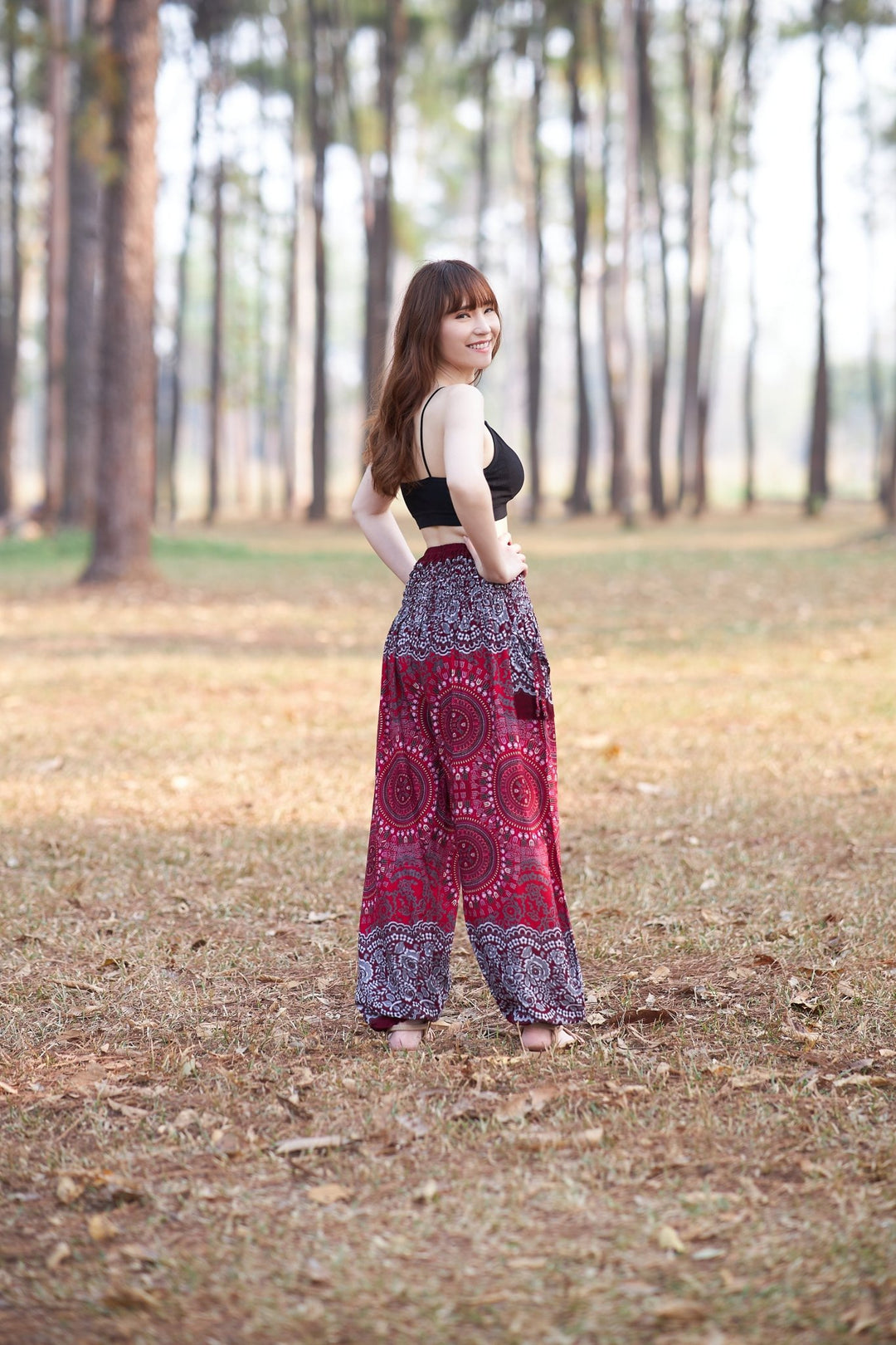 Mandala Harem Trousers - Lannaclothesdesign Shop
