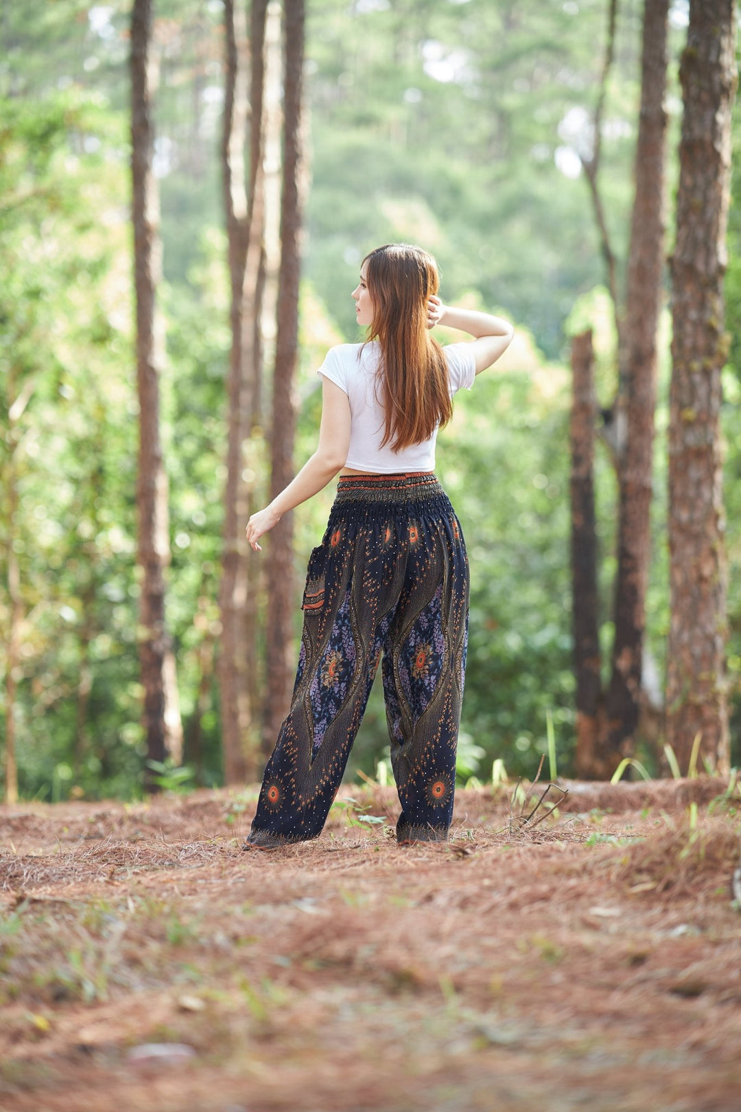 Floral Harem Pants - Lannaclothesdesign Shop