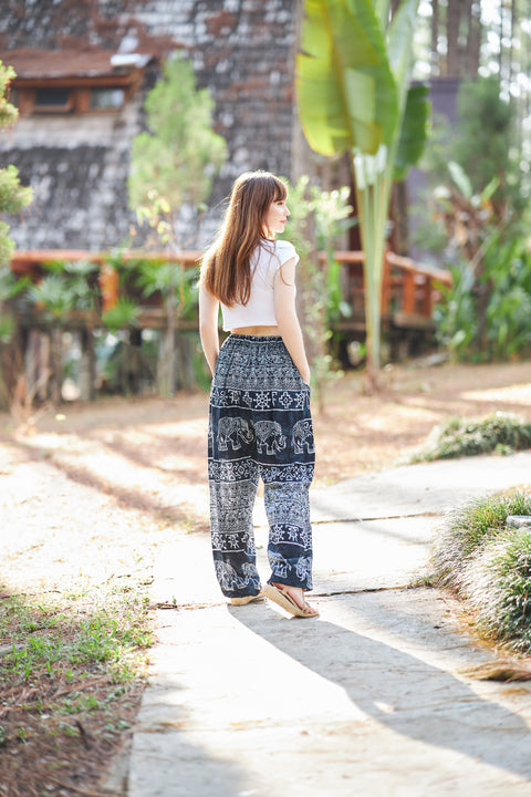 Big Elephant Harem Pants with Drawstring