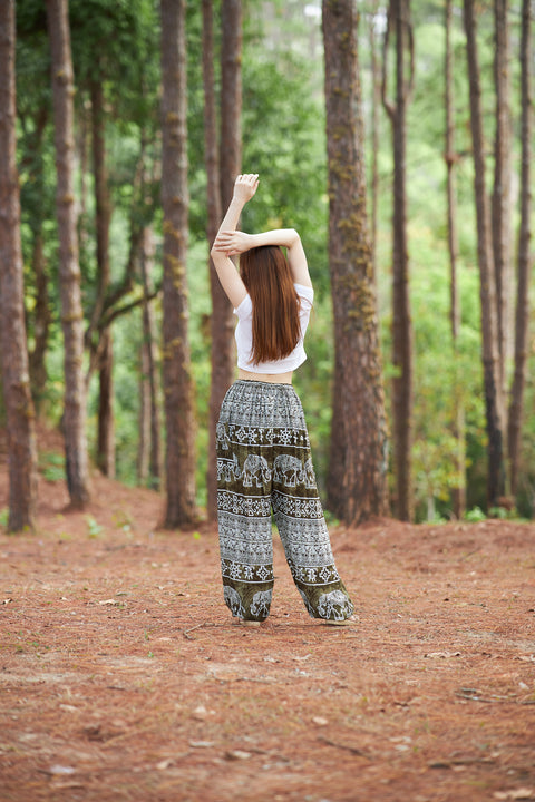 Big Elephant Harem Pants with Drawstring