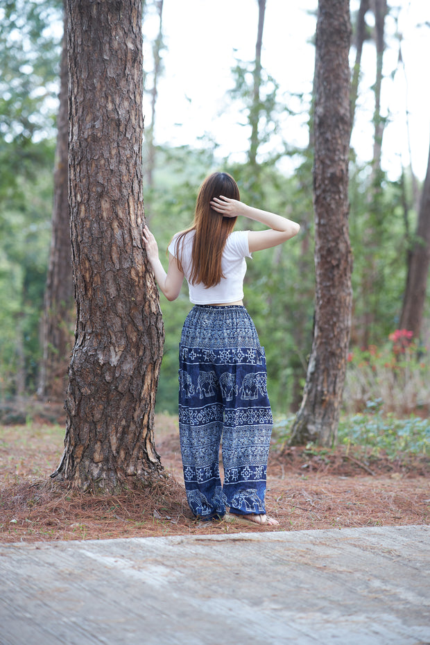 Big Elephant Harem Pants with Drawstring