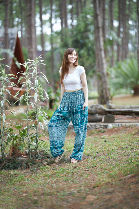 Big Elephant Harem Pants with Drawstring