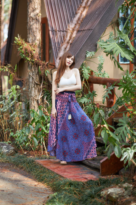 Flower Mandala Boho Skirts