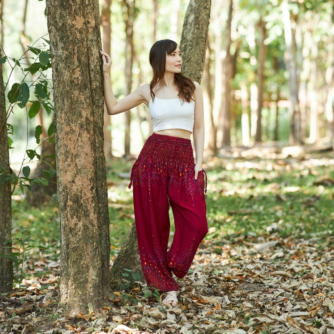 Fire Works Harem Pants - Lannaclothesdesign Shop