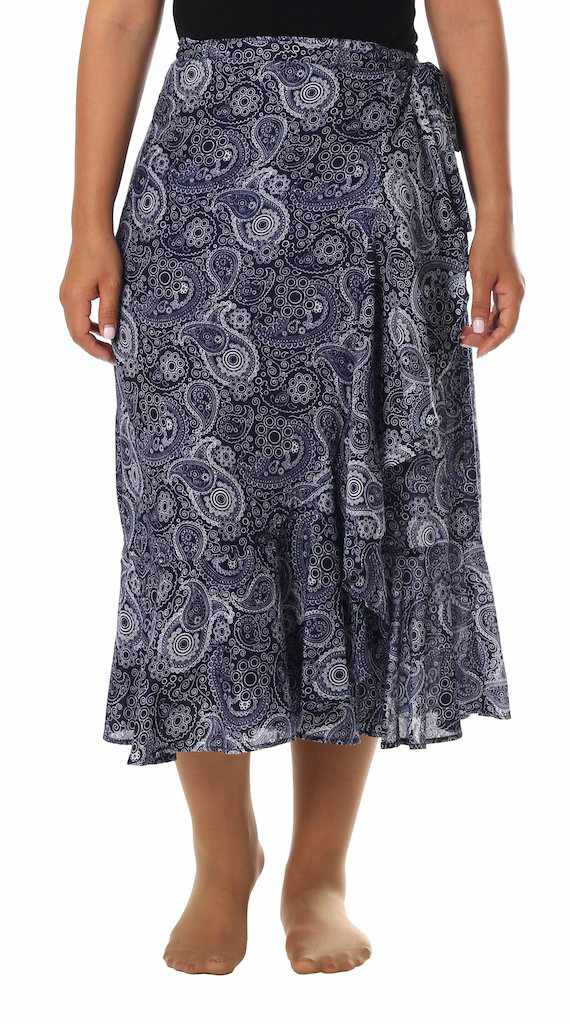 BLACK MIDI BOHO SKIRT - Lannaclothesdesign Shop