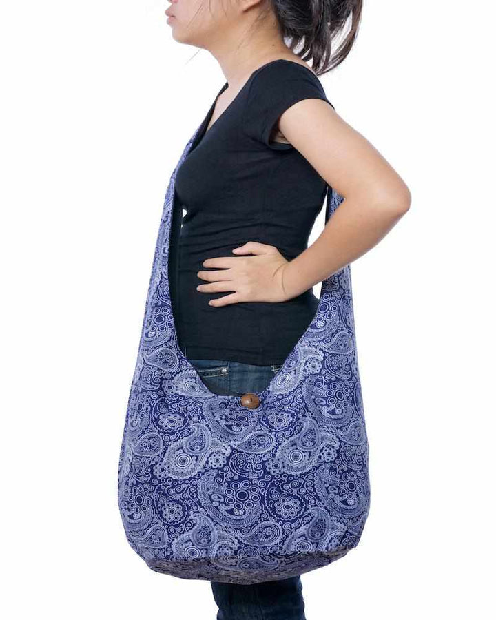 Blue Shoulder Bag - Lannaclothesdesign Shop