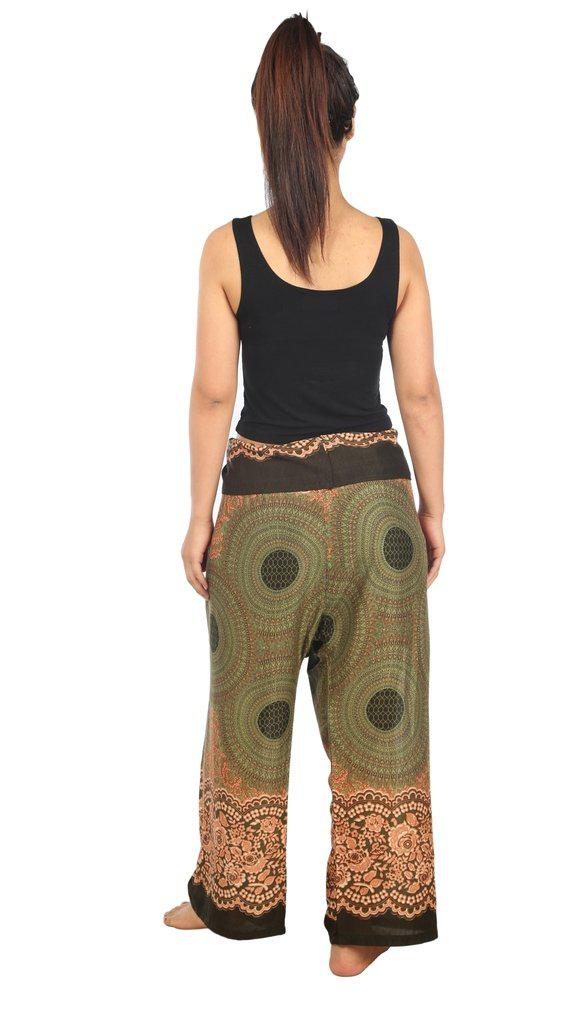 Mandala Fisherman Yoga Pants - Lannaclothesdesign Shop