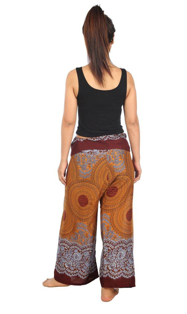 Mandala Fisherman Yoga Pants - Lannaclothesdesign Shop
