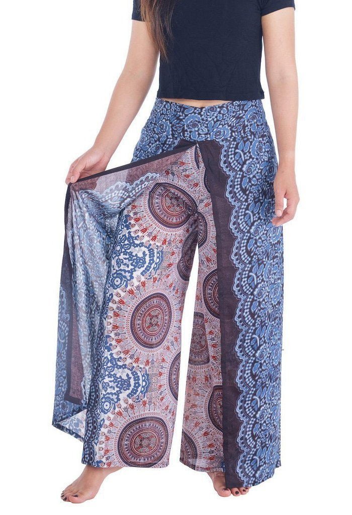 Rose Circle Wide Leg Pants - Lannaclothesdesign Shop