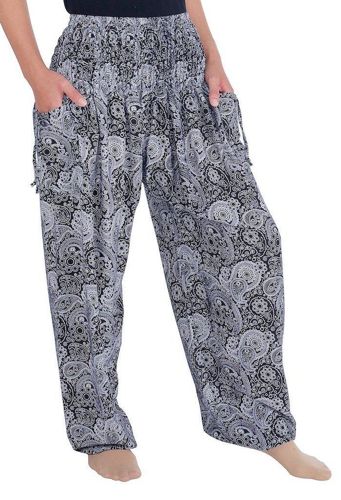 Sea Horse Harem Trousers - Lannaclothesdesign Shop
