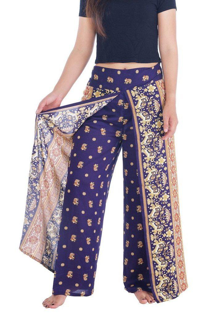 Small Elephant Wide Legs - Lannaclothesdesign Shop