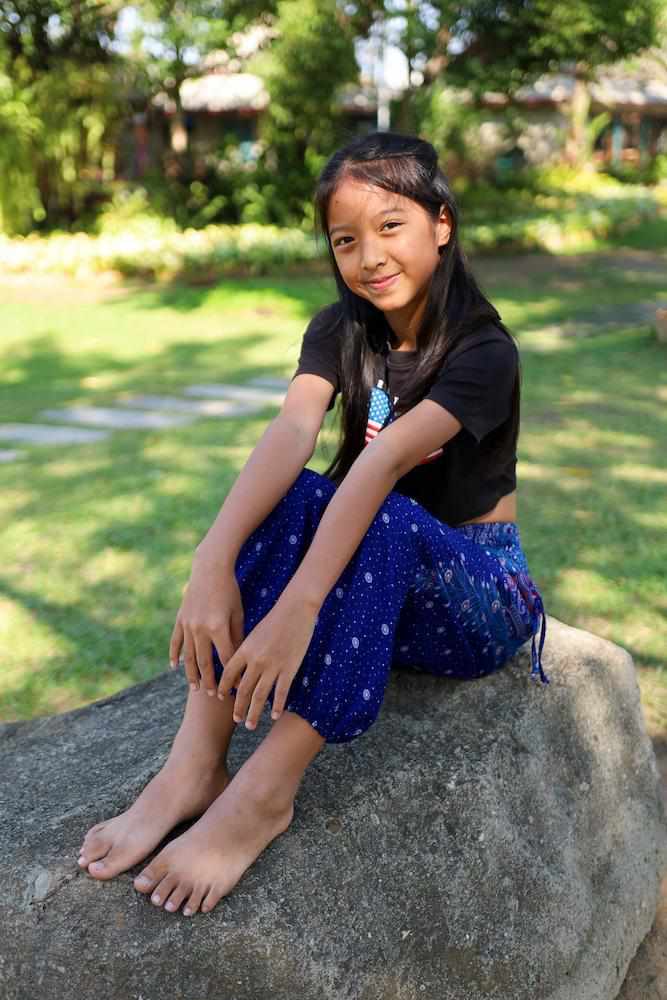 KIDS PEACOCK HAREM PANTS - Lannaclothesdesign Shop
