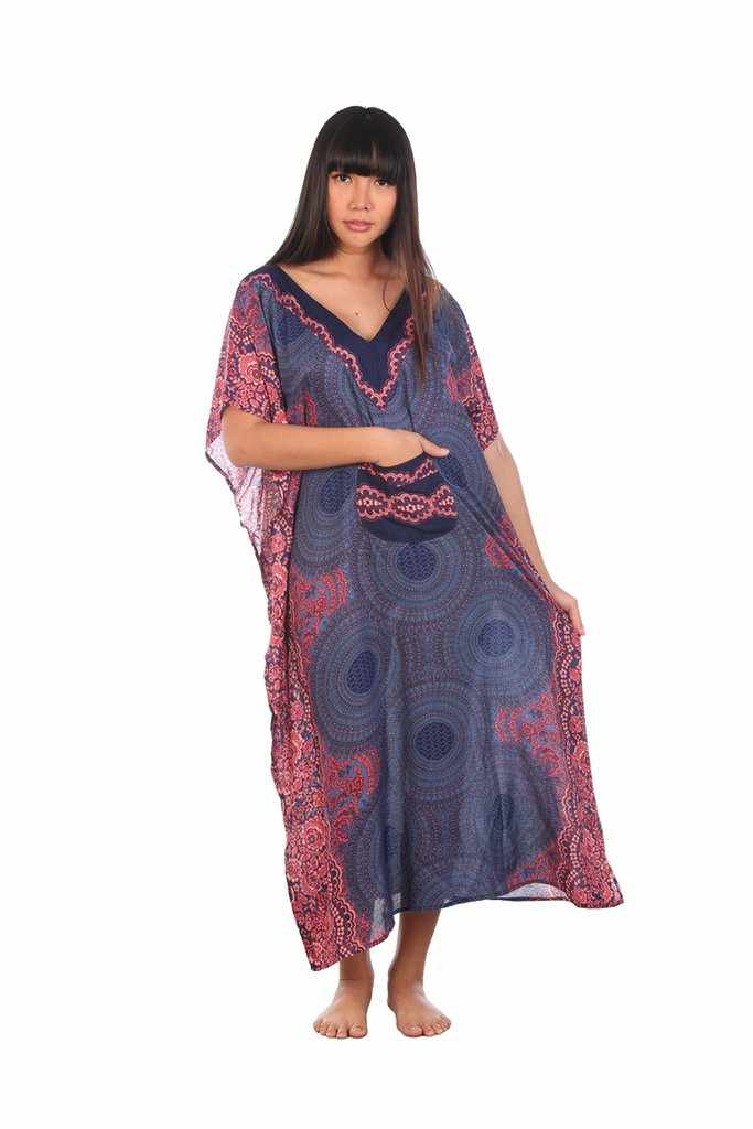 Women's Long Kaftan - Lannaclothesdesign Shop