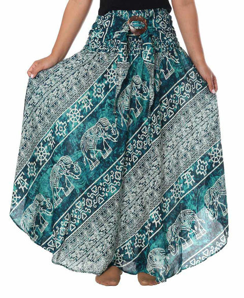 GYPSY SKIRT-Rayon Skirt-Lannaclothesdesign Shop-Lannaclothesdesign Shop