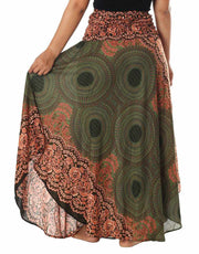 BOHEMIAN HIPPIE SKIRT-Rayon Skirt-Lannaclothesdesign Shop-Lannaclothesdesign Shop