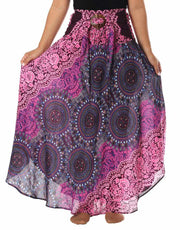 BOHO MAXI SKIRT Women Hippie Dress-Rayon Skirt-Lannaclothesdesign Shop-Lannaclothesdesign Shop