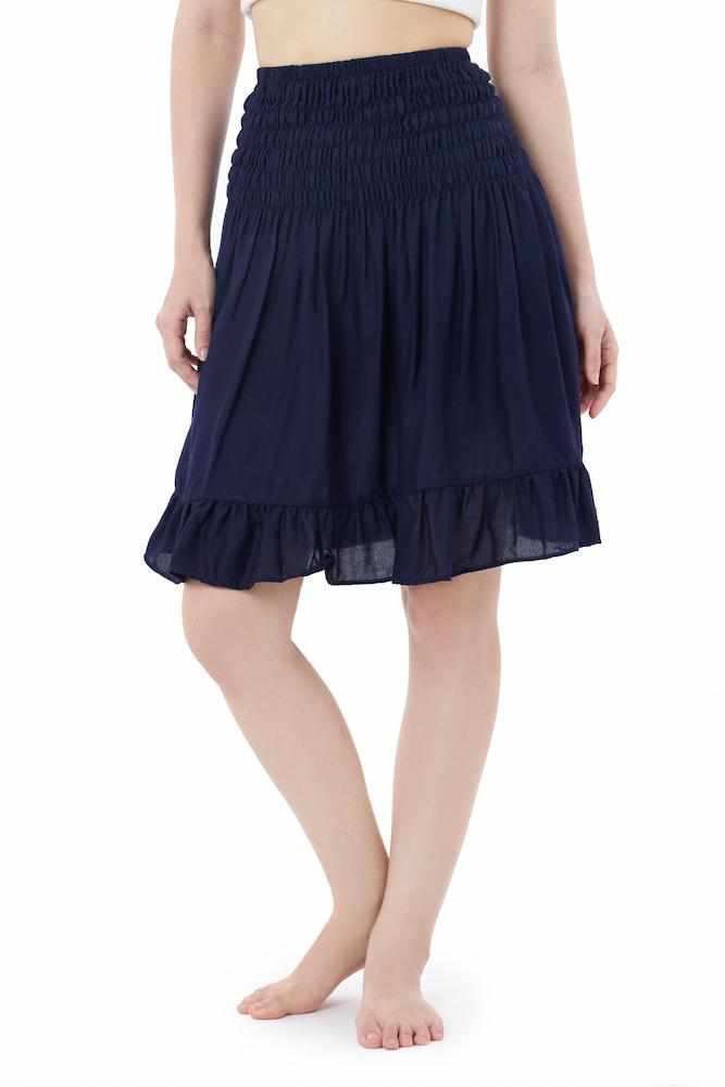 PLAIN HIGH WAISTED SKIRT - Lannaclothesdesign Shop