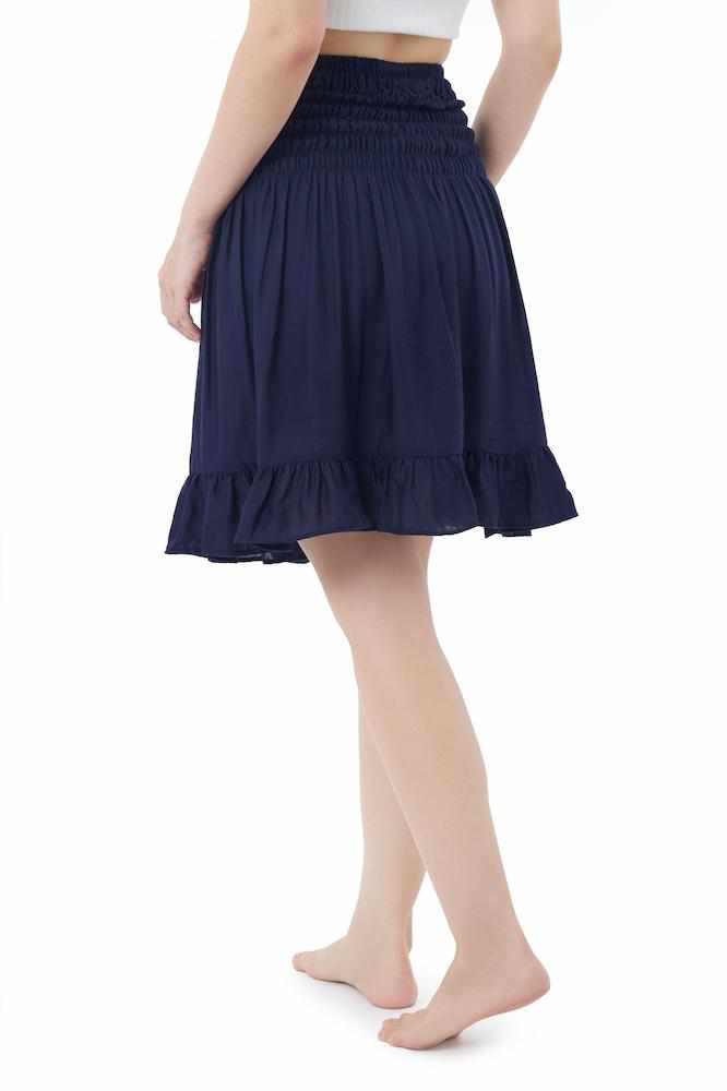 PLAIN HIGH WAISTED SKIRT - Lannaclothesdesign Shop
