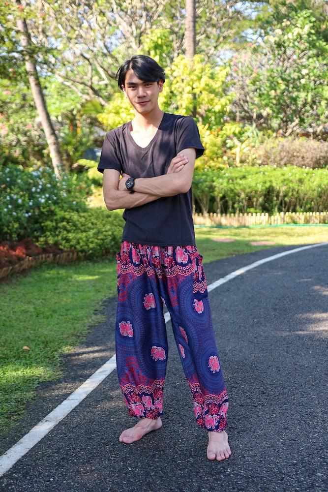 Mens Baggy Elephant Pants - Lannaclothesdesign Shop