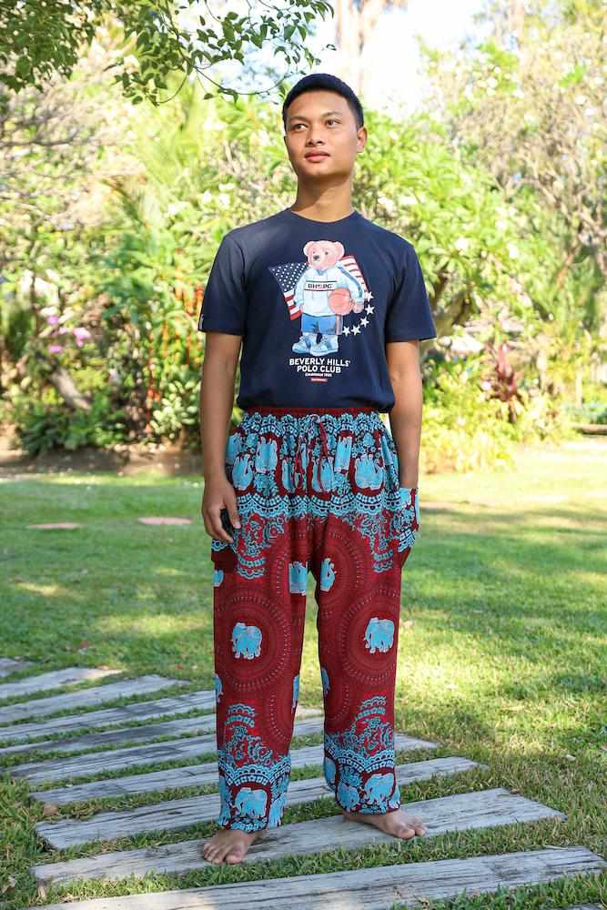 Mens Baggy Elephant Pants - Lannaclothesdesign Shop