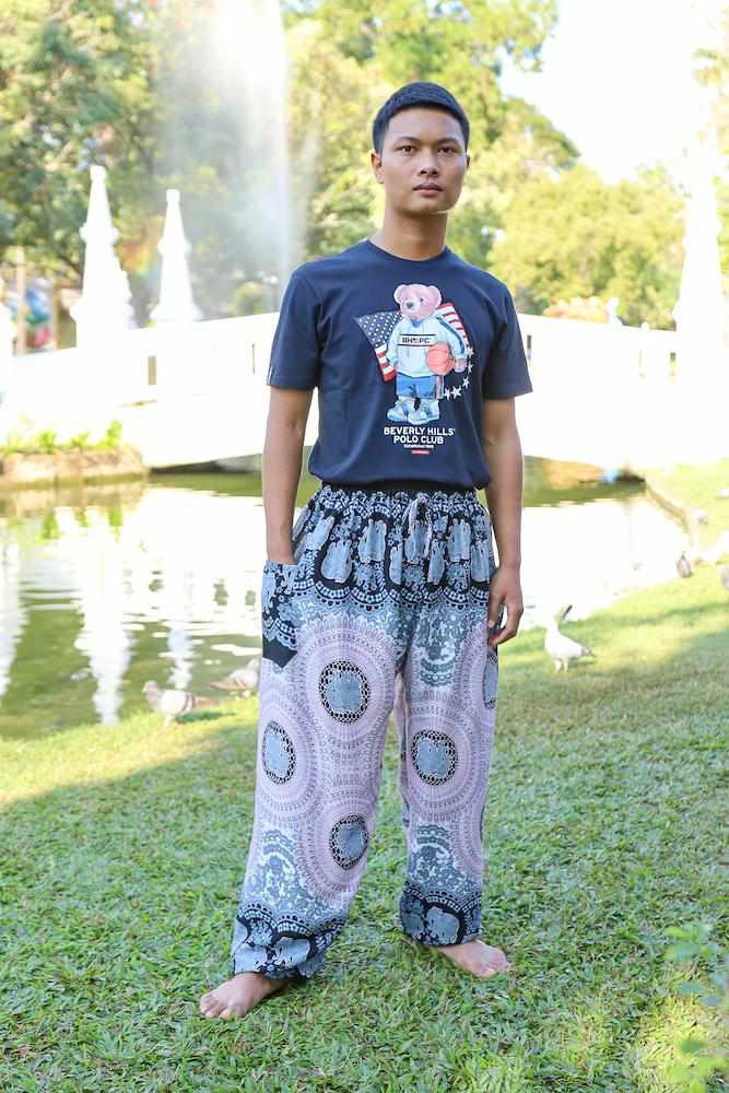 Mens Baggy Elephant Pants - Lannaclothesdesign Shop