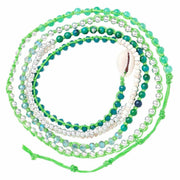 Beaded Boho Wrap Bracelet-Bracelet-Lannaclothesdesign Shop-Green-Lannaclothesdesign Shop