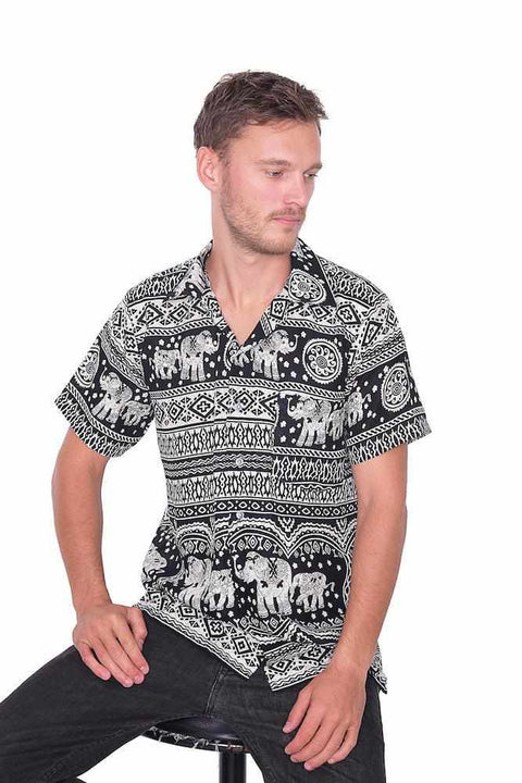 Elephant button down shirt shop
