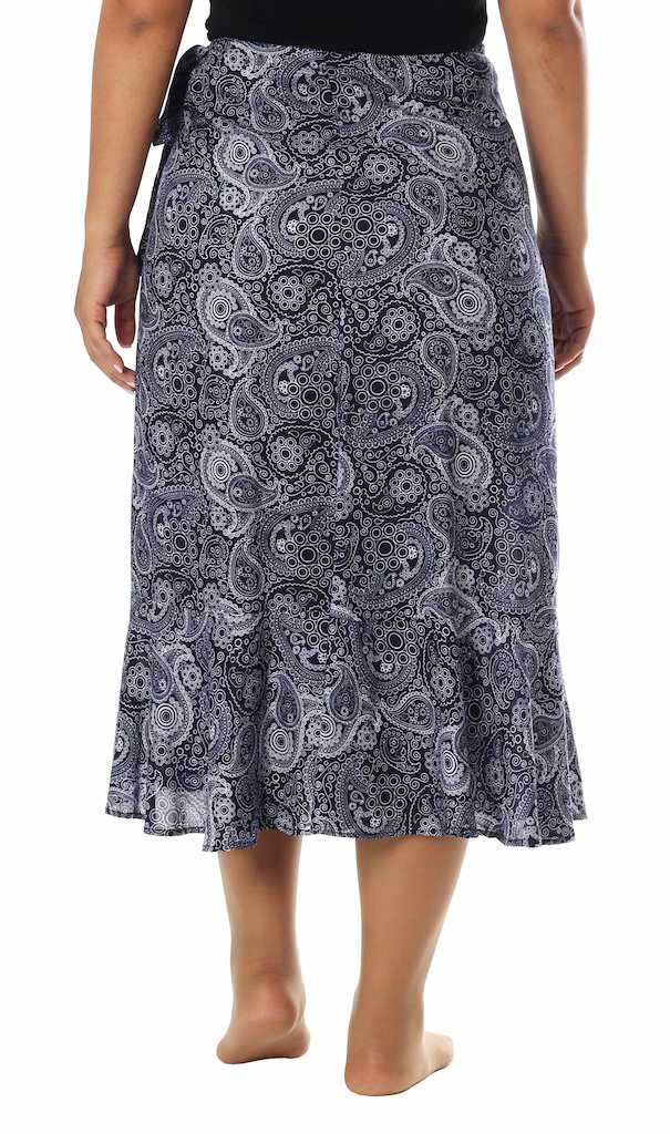 BLACK MIDI BOHO SKIRT - Lannaclothesdesign Shop