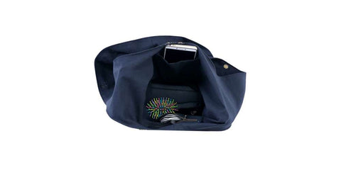 Black Print Shoulder Bag-Bags-Lannaclothesdesign Shop-Lannaclothesdesign Shop