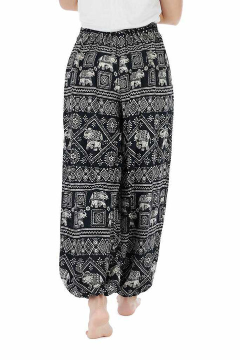 Black Thai Elephant Pants-Jenny Pants-Lannaclothesdesign Shop-Lannaclothesdesign Shop