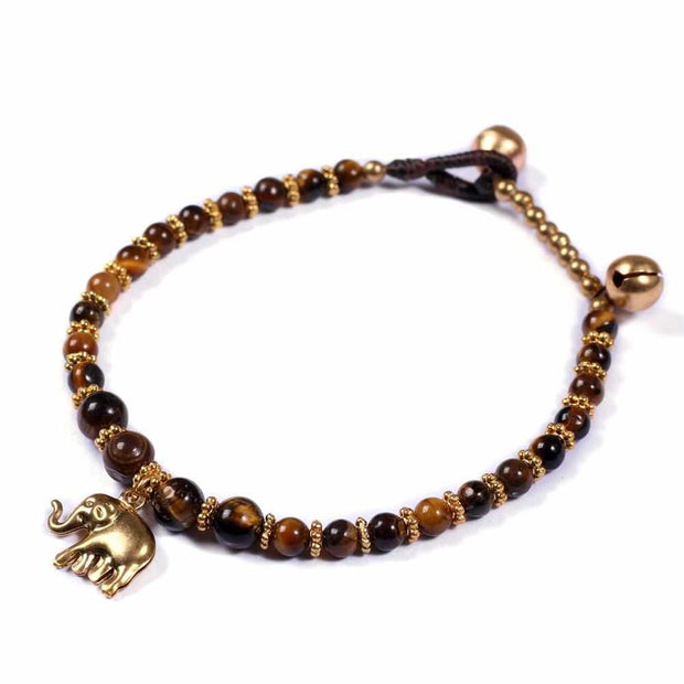 Brown Tiger Eye Bracelet-Bracelet-Lannaclothesdesign Shop-Lannaclothesdesign Shop