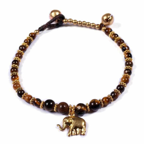 Brown Tiger Eye Bracelet-Bracelet-Lannaclothesdesign Shop-Lannaclothesdesign Shop