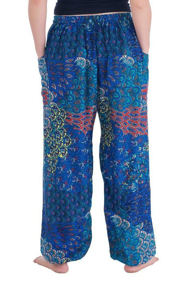 Colorful Harem Pants with Drawstring-Drawstring-Lannaclothesdesign Shop-Lannaclothesdesign Shop