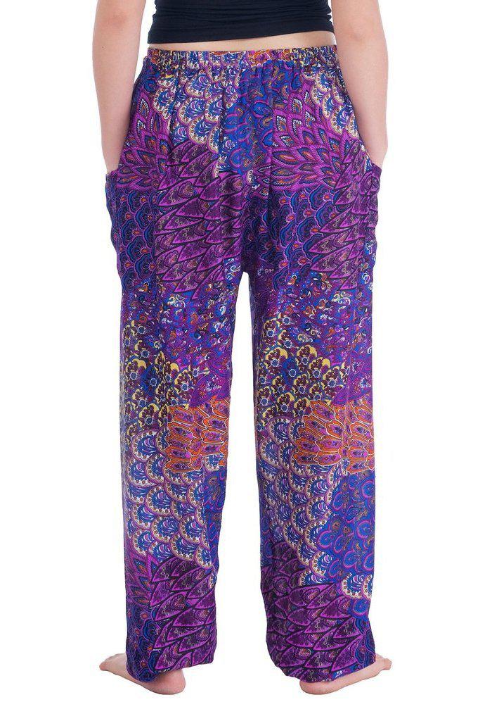 Colorful Harem Pants with Drawstring - Lannaclothesdesign Shop