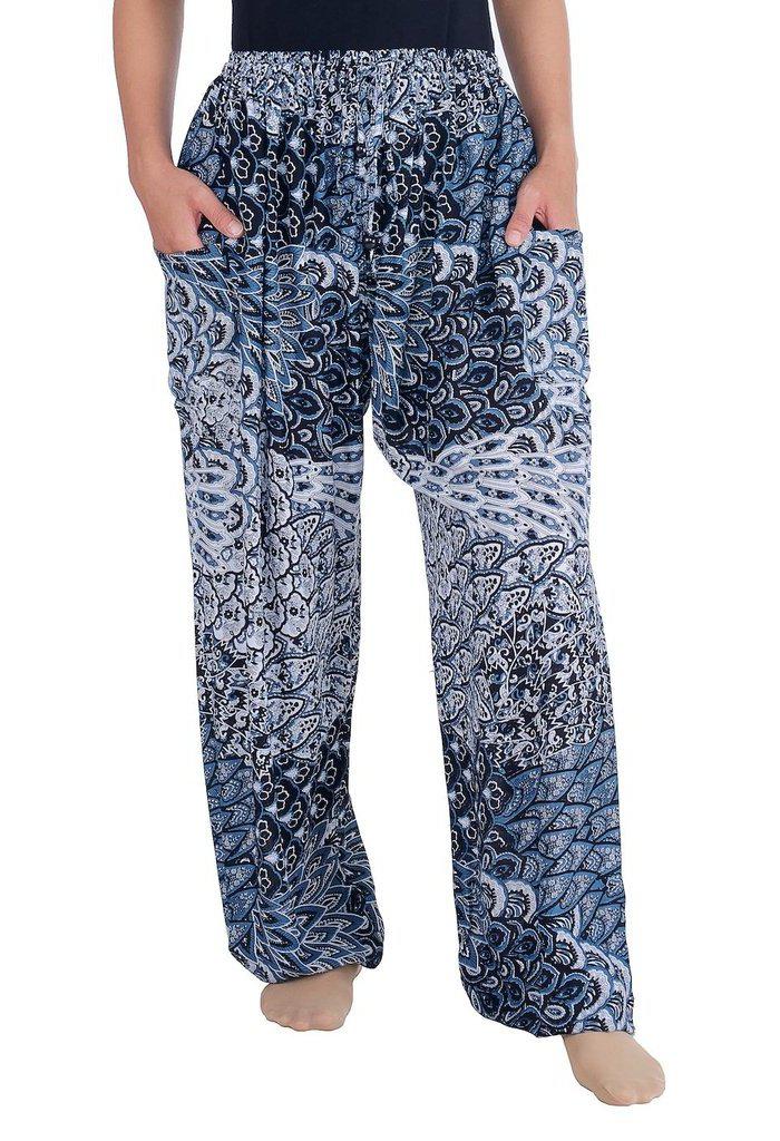 Colorful Harem Pants with Drawstring - Lannaclothesdesign Shop