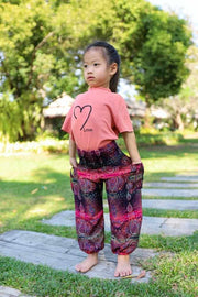 Colorful Kids Harem Pants-Kids Boho Pants-Lannaclothesdesign Shop-Lannaclothesdesign Shop
