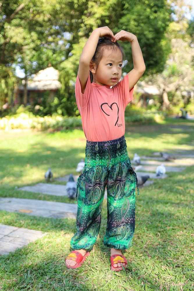 Colorful Kids Harem Pants-Kids Boho Pants-Lannaclothesdesign Shop-Lannaclothesdesign Shop