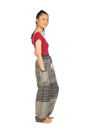 Drawstring Pants Striped Print-Drawstring-Lannaclothesdesign Shop-Lannaclothesdesign Shop