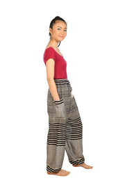 Drawstring Pants Striped Print-Drawstring-Lannaclothesdesign Shop-Lannaclothesdesign Shop