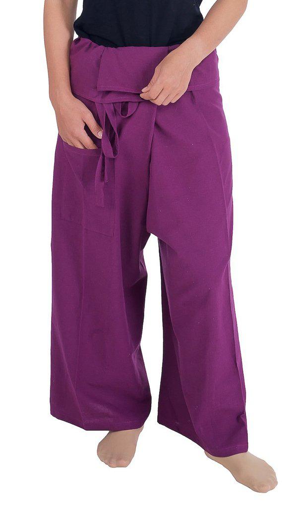 Fisherman Pants Cotton Fabric - Lannaclothesdesign Shop