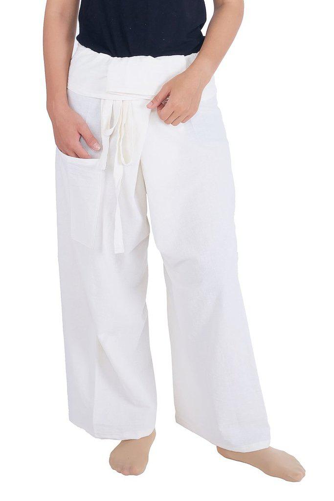 Fisherman Pants Cotton Fabric - Lannaclothesdesign Shop